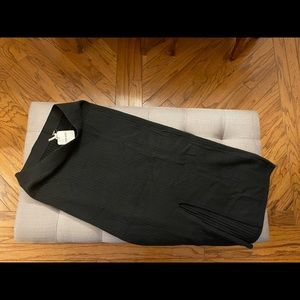 Free people. stretch pencil skirt with slit.